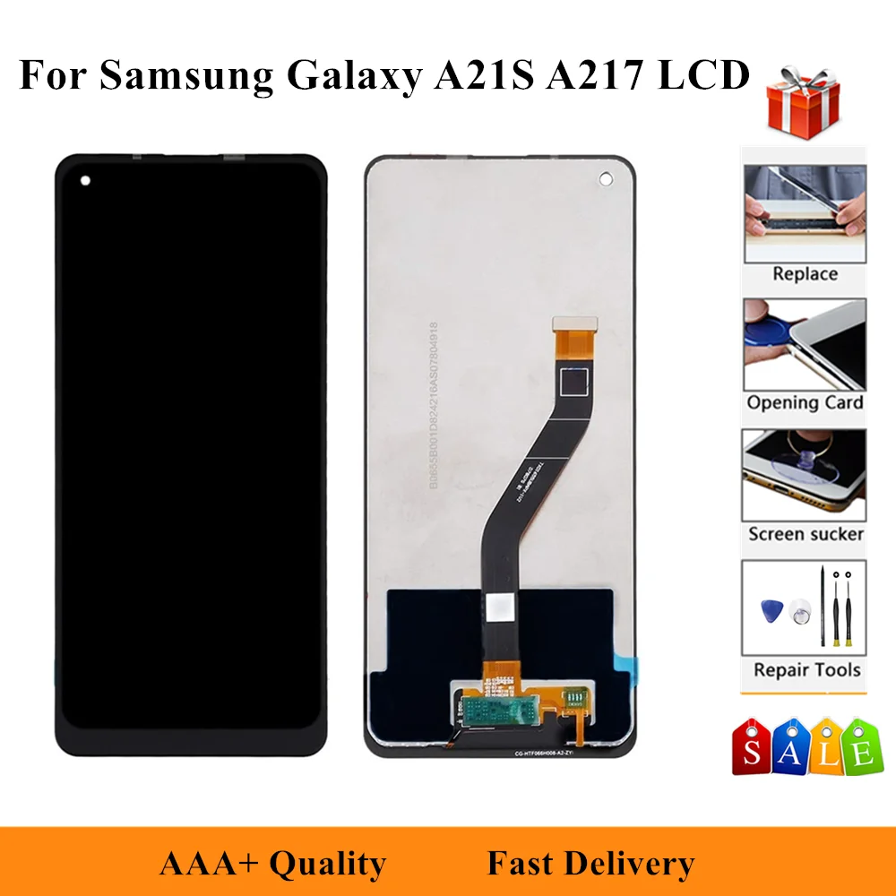 

6.5" LCD Display For Samsung Galaxy A21s 2020 A217 Touch Screen Digitizer SM-A217F/DS A217F A217M A217M/DS