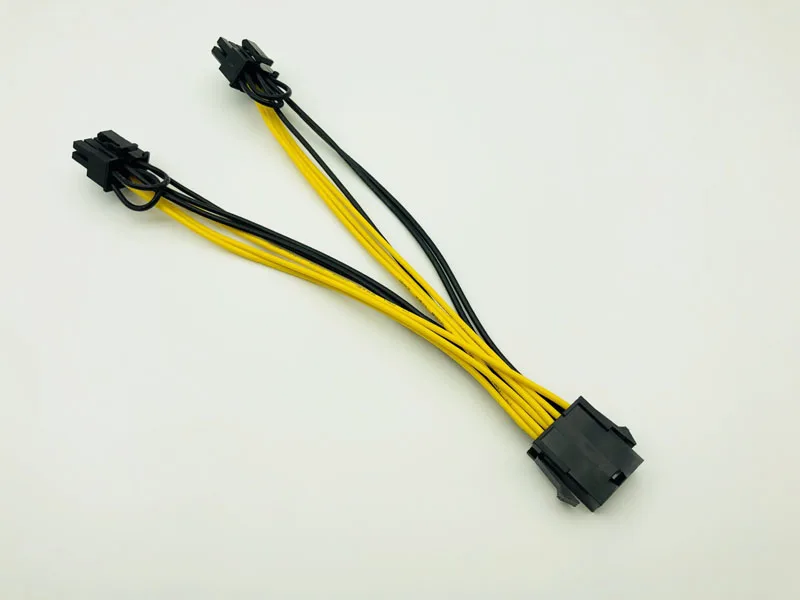 10 шт./лот PCI E PCIE 8p разъем 2 Автомобильное зарядное устройство 8pin 6 + Американская