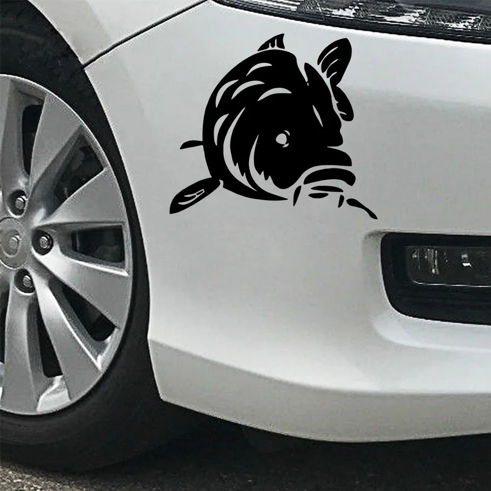 Милый рыбы автомобильные наклейки отражающие Водонепроницаемый виниловый