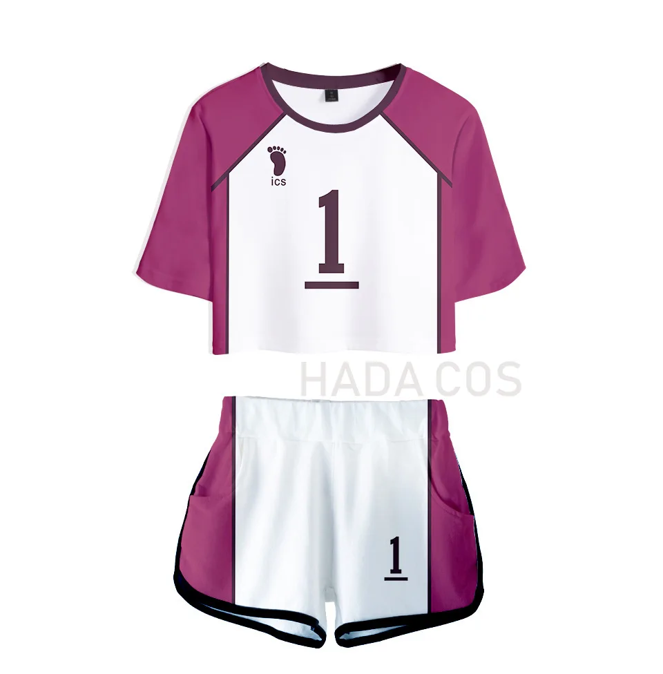 Аниме Haikyuu Cosplay Костюм Shiratorizawa Академии Ushijima Wakatoshi Tendo Сатори спортивный костюм Для