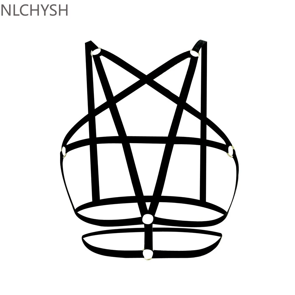 Женский бандажный бюстгальтер с пентаграммой ремни для нижнего белья - купить по