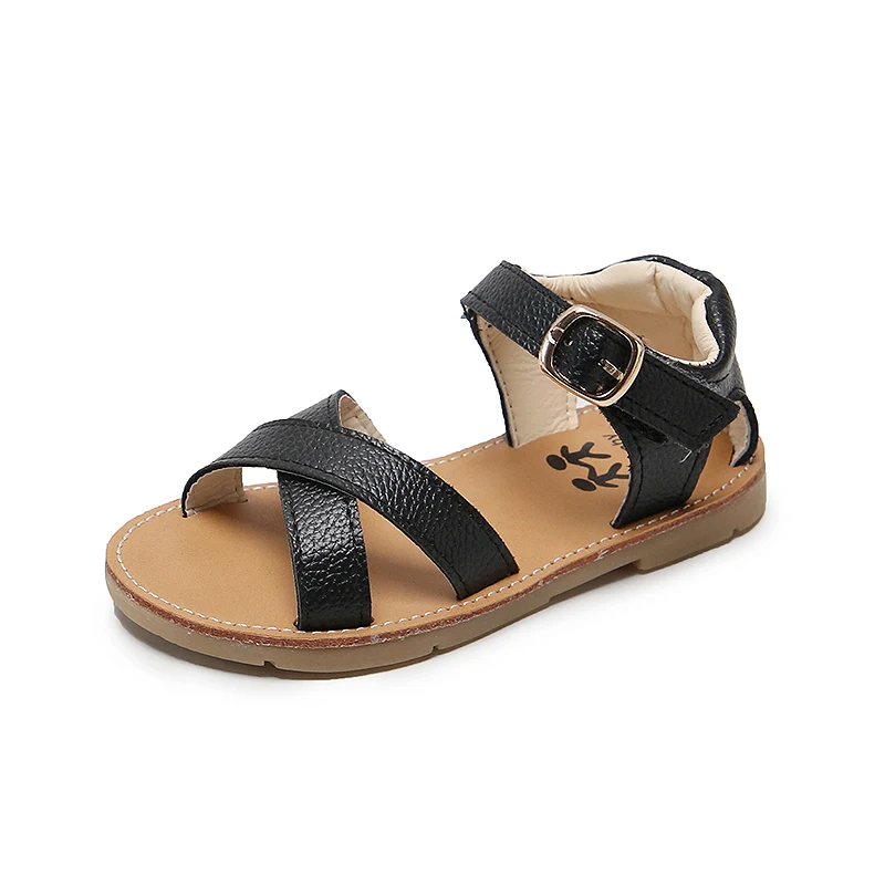 Сандалии для девочек Новинка лета 2022 корейские сандалии в римском стиле с