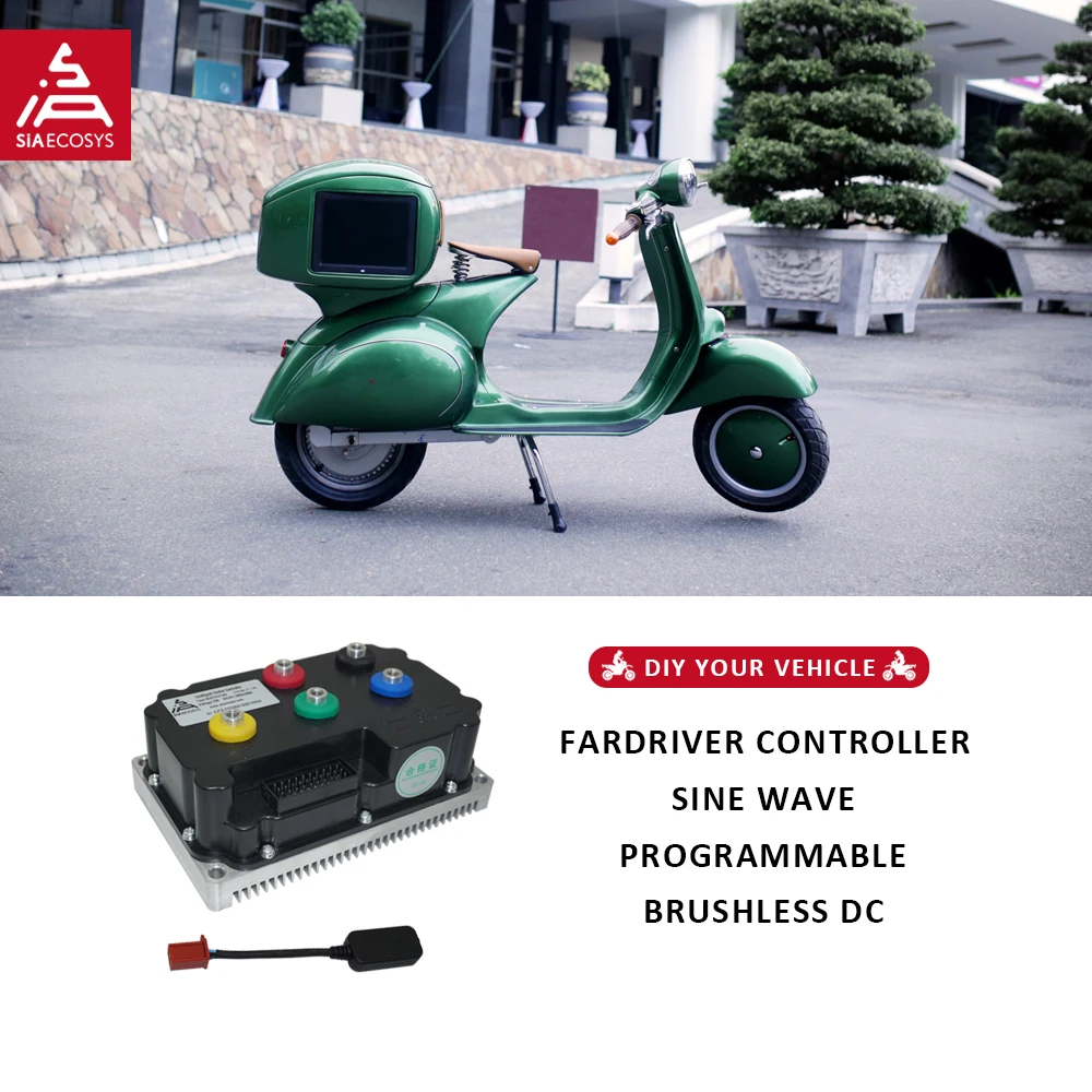 

Контроллер FARDRIVER ND84360 84 в, 3000 А, 4000 Вт, Вт, программируемый синусоидальный сигнал для электрического мотоцикла QSMotor высокой мощности