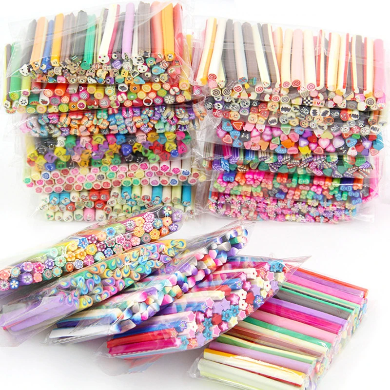 Пластилин искусственный для ногтей слайм сделай сам кусочки фруктов глина