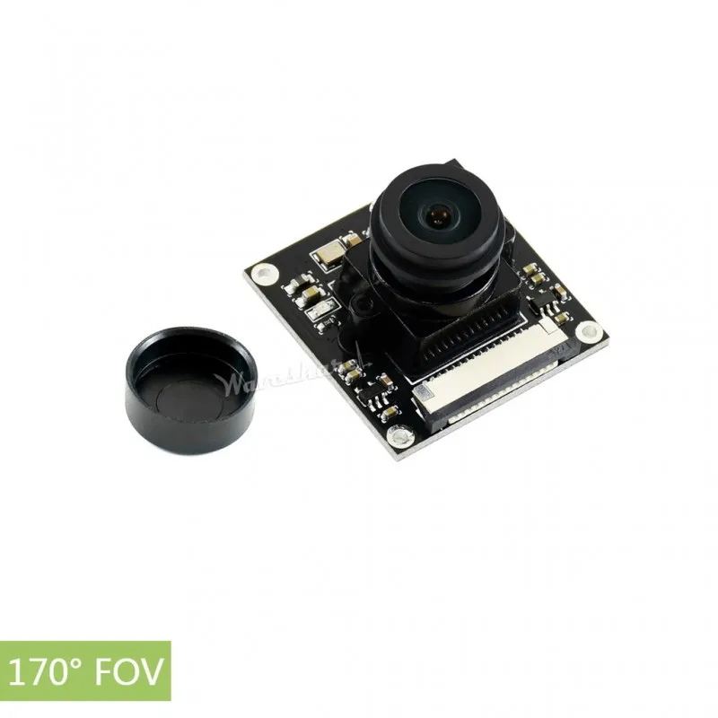 

IMX219-170 Camera for Jetson Nano Developer Kit and Compute Module 3/3+, 170 Degree FOV 8 Megapixels