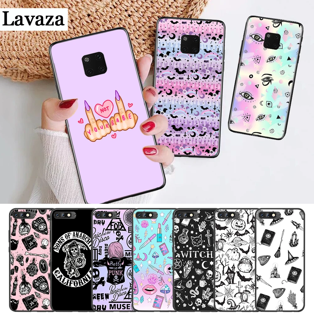 Специальный силиконовый чехол Girly Pastel Witch Goth для Huawei Nova Smart 2 Lite 2i 3 3i 4 4E 5 Pro 5i 5T |