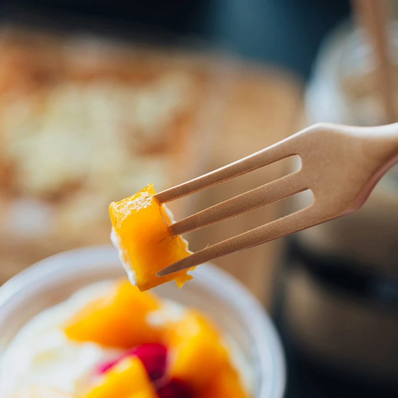 4 шт. деревянные ложки и вилки в японском стиле | Дом сад