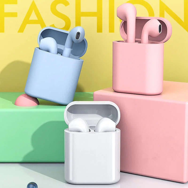 

Original i12 tws Stereo Wireless headphones 5.0 Bluetooth Earphone in ear Earphones Headset With Charging Box For all smartphone