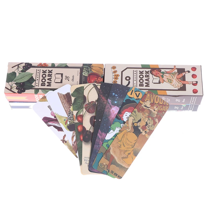

Vintage Bookmark Sky Fruit Creative Message Card Bookmark Girl StarryNew