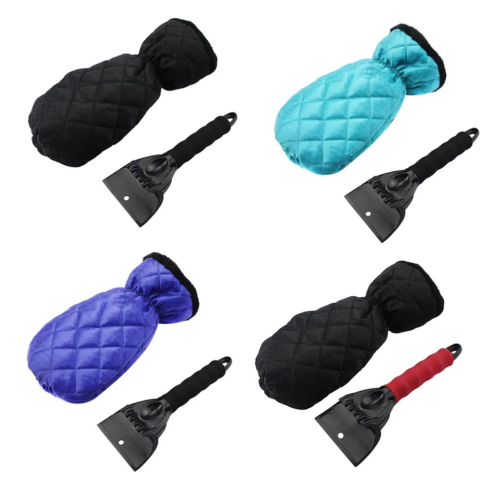

2020 Car Ice Scraper Gloves Windshield Snow Scraper Remover Waterproof Thick Glove Ice Scraper Tool for Auto Window Outdoor Wint