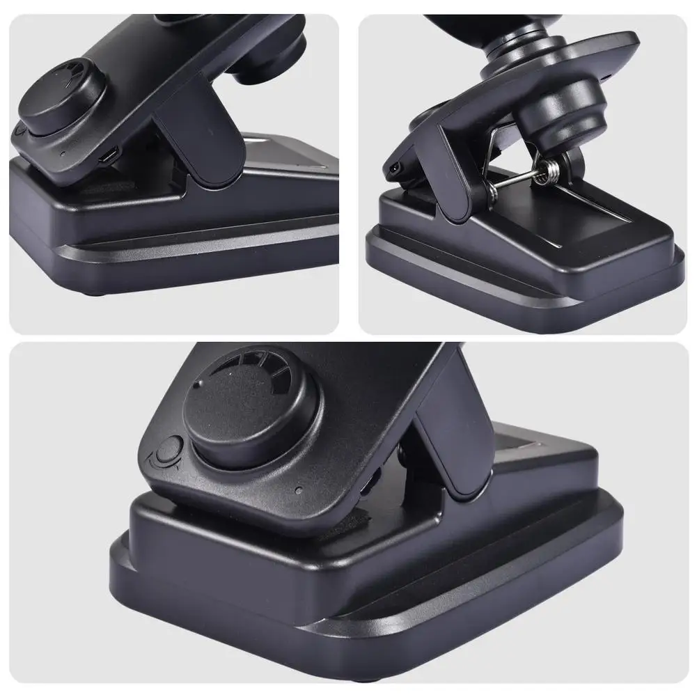Mini ventilador con Clip USB, Personal, recargable, port&aacute;til, plegable, de escritorio, para beb&eacute;, coche, viaje al aire libre-4