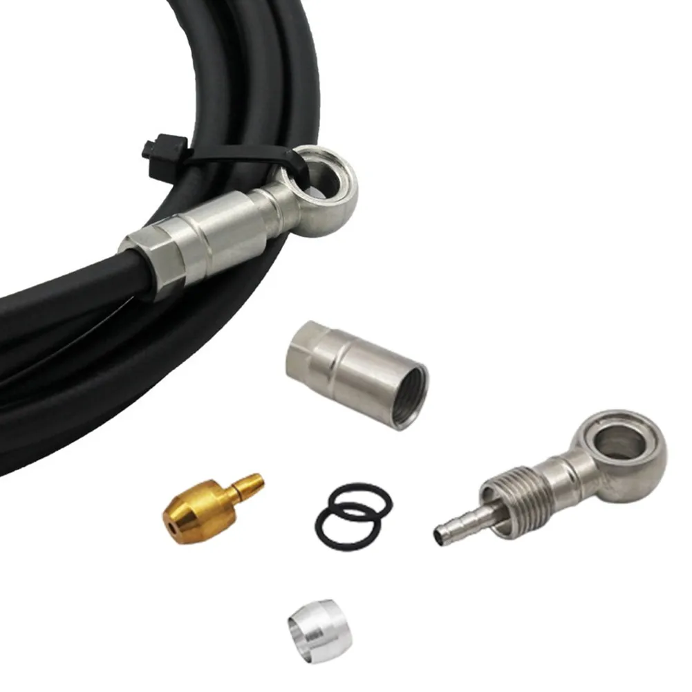 

Велосипедный гидравлический дисковый тормозной кабель, концевой шланг, коннектор Banjo, комплект для HAYES, прочный металлический соединитель д...