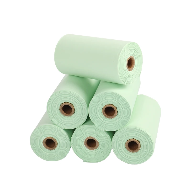 24 рулона биоразлагаемые пакеты для выгула собак кукурузный крахмал 300 штук|Совки