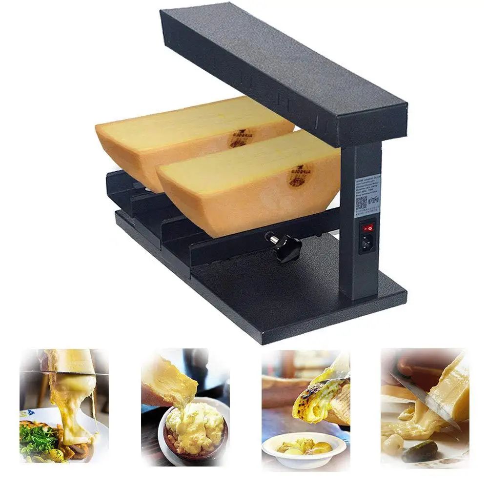 Коммерческий гриль для приготовления сыра Raclette С Двойным Зажимом нагревательная