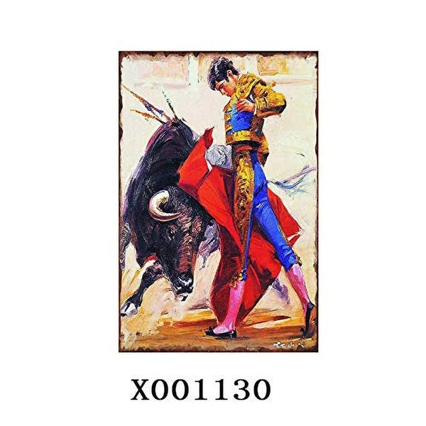 

Spanish Matador Retro tin sign nostalgic ornament metal poster garage art deco bar cafe shop