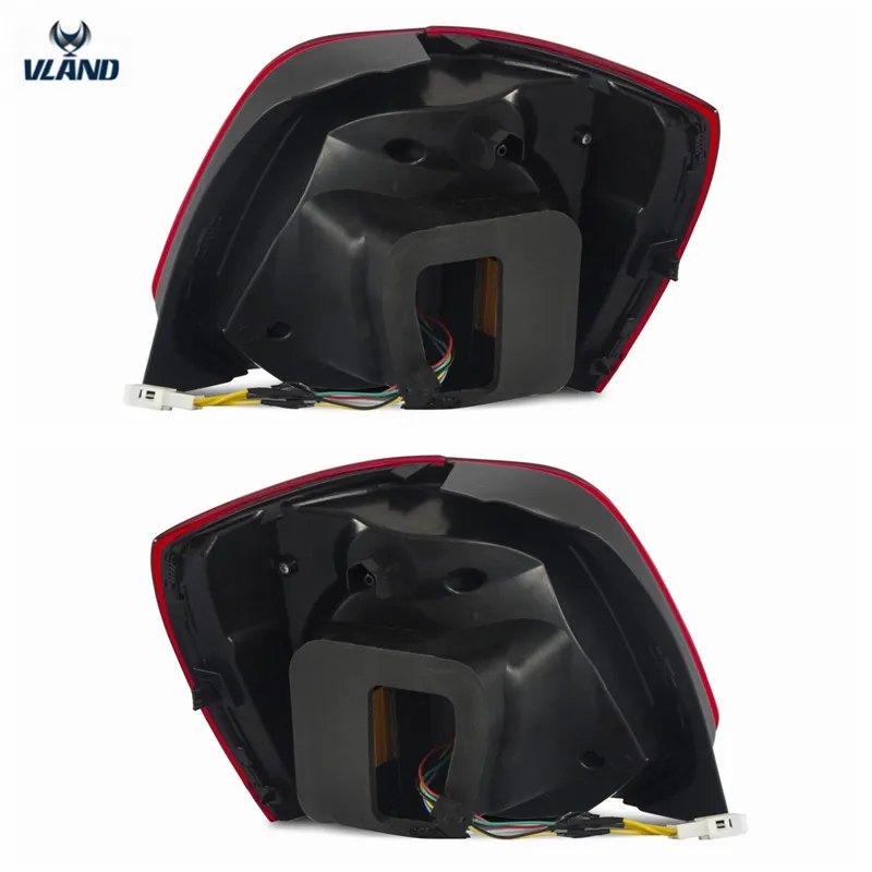 VLAND Factory для автомобиля светодиодный фонарь для POLO светодиодный задний фонарь 2011- с DRL+ противотуманными и тормозными и задними фонарями+ движущийся сигнал поворота
