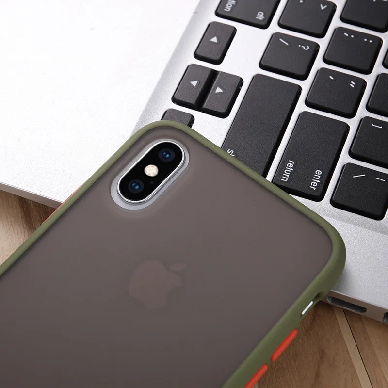 Прозрачный матовый Силиконовый чехол mgранг из ТПУ для iphone xr жесткий защитный Apple X