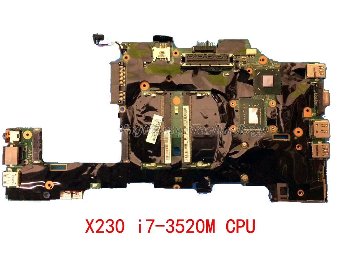

Материнская плата для ноутбука Lenovo X230 04X1448, встроенная графическая карта ЦП 100%, полностью протестирована