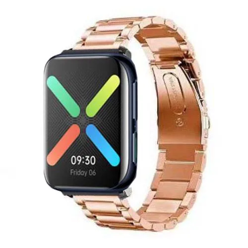 Watch Band Strap for Oppo watch 41/46mm Stainless Steel band oppo Replacement smart watch Bracelet Strap Classic quick release