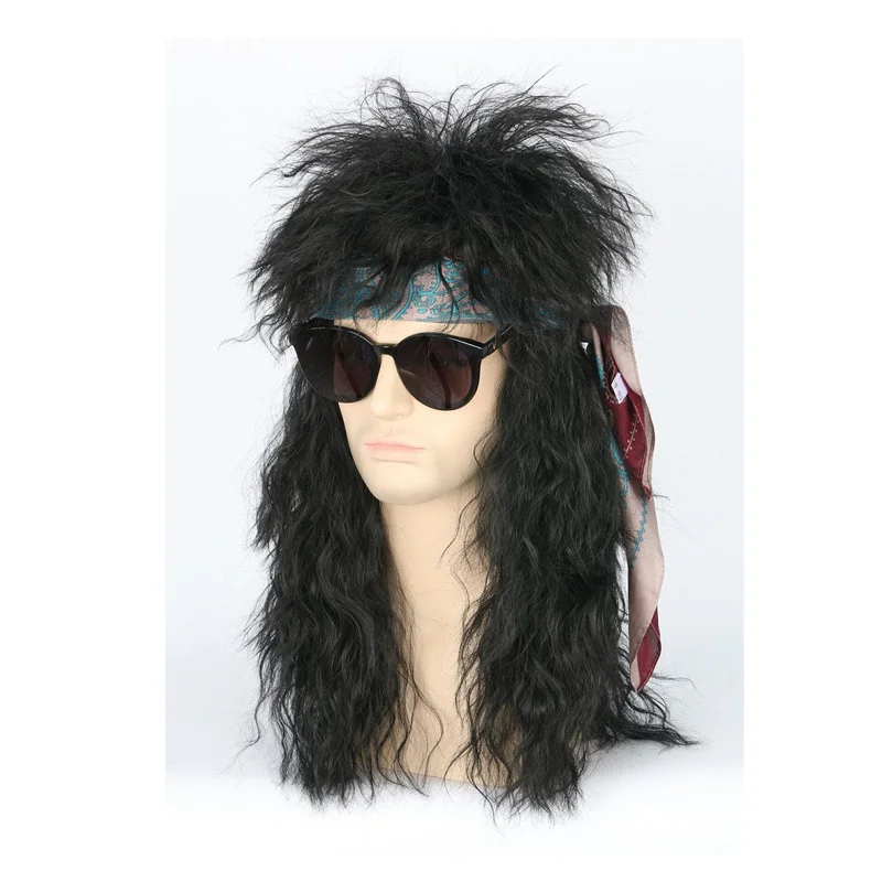 Женский Длинный вьющийся парик для косплея Новый Винтажный в стиле киберпанк