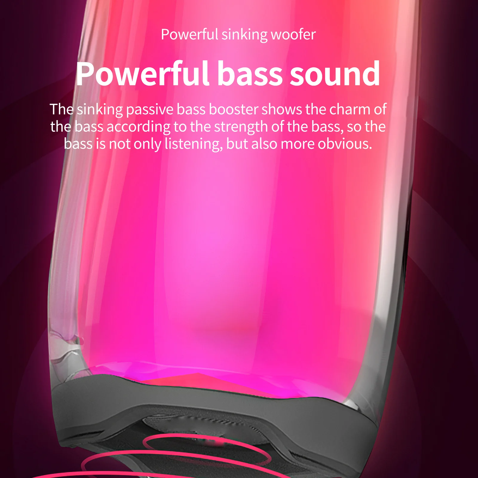 

Portable Speaker Night Light Bluetooth 5.0 Speaker HiFi Sound Wireless Speaker LED Bluetooth Speaker for Home Listening Music