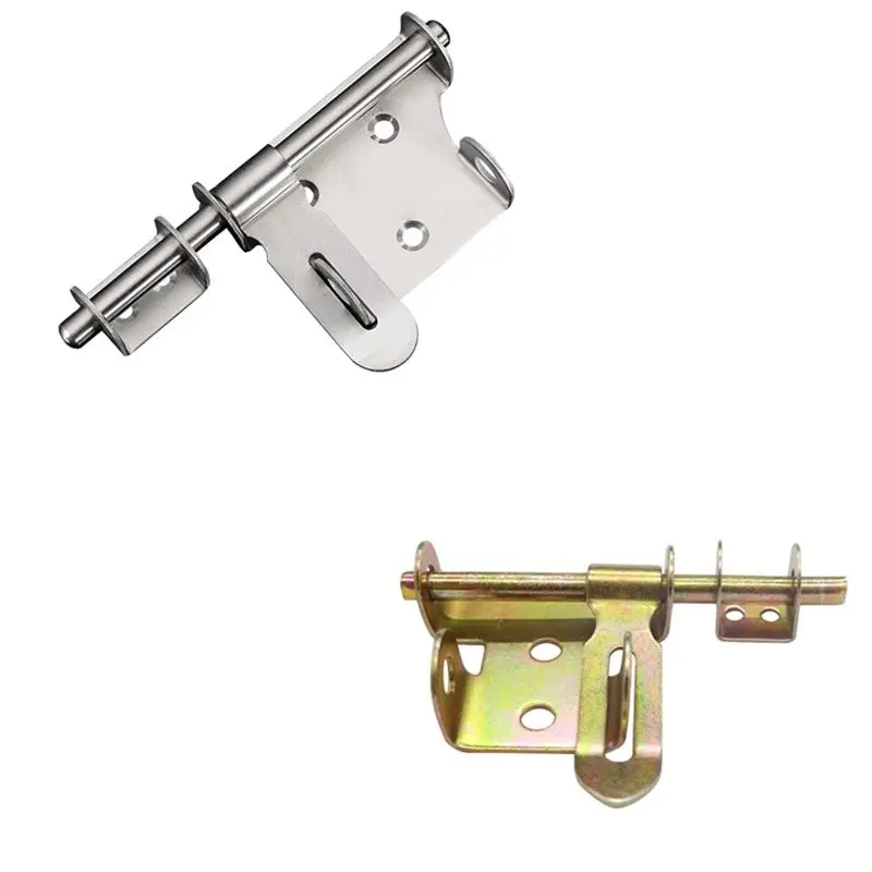 

Anti-theft Fasten Iron Boor lock Stainless steel door pin lock Thicken the door bolt Latch Hardware Locks plate Accessories