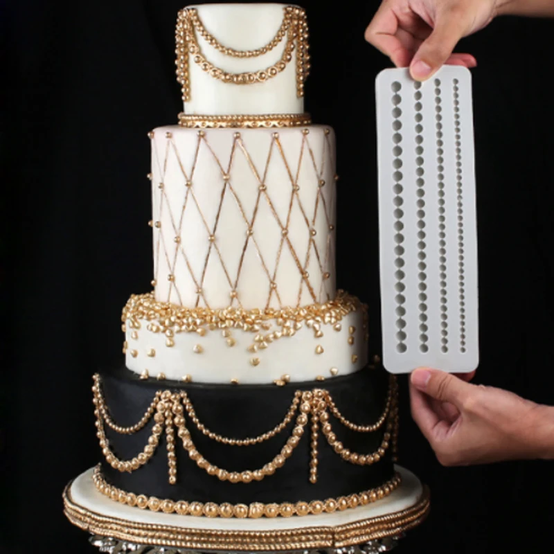 Перламутровые полосы формы помадные торты декоративные инструменты силиконовые