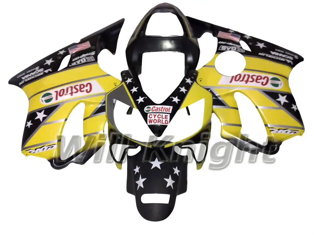 Обтекатель корпуса для Honda CBR 600 F4I 2001 2002 2003 ABS пластиковый инъекционный желто