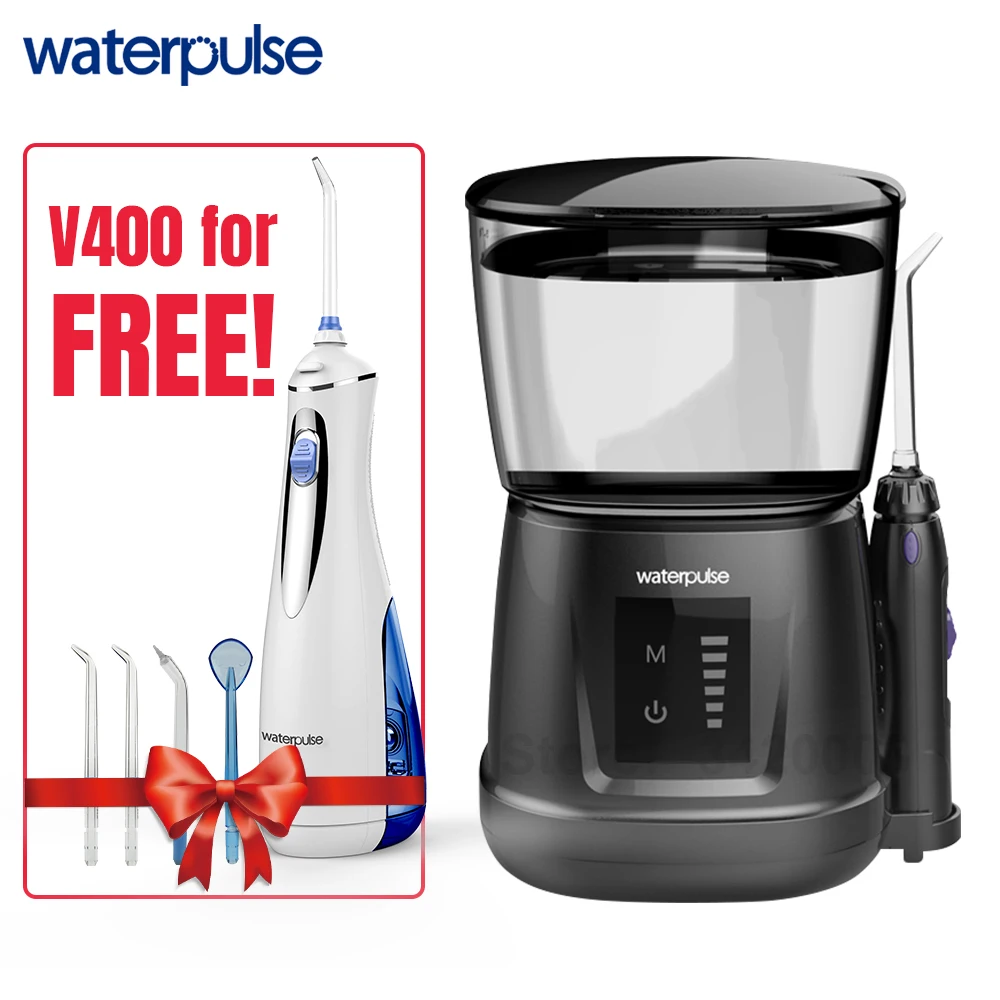 Ирригатор для полости рта Waterpulse V700P портативный ирригатор 1000 мл 10 шт.|Держатель