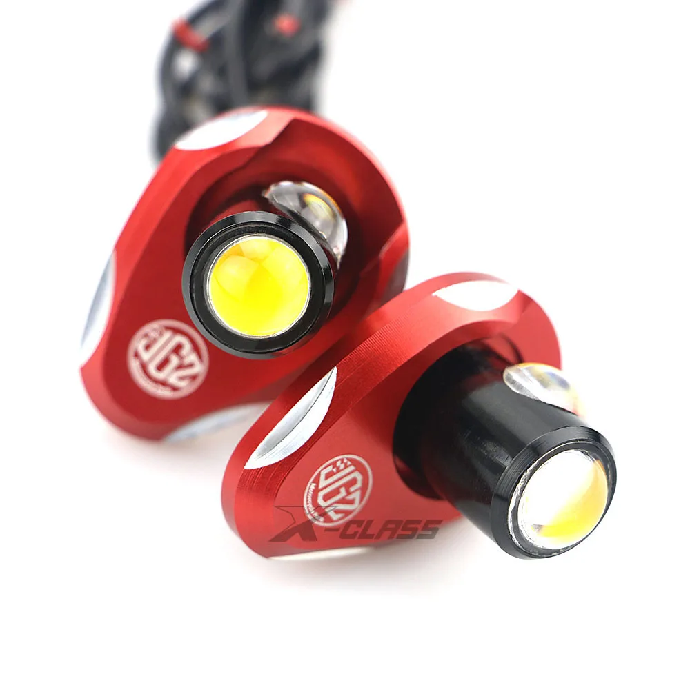 1 пара универсальные СВЕТОДИОДНЫЕ указатели поворота для мотоцикла| |