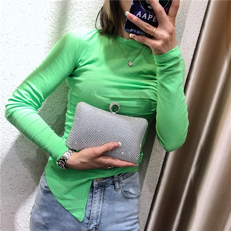 Кольцо кольцо ручной работы ужин bag2019 Элегантный Новый Наклонный Стиль Женская