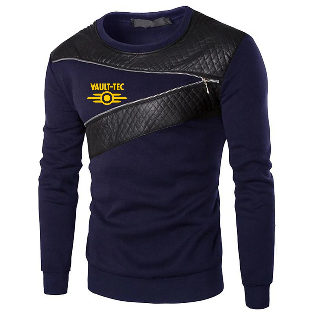 Мужской спортивный костюм с принтом длинным рукавом и молнией - купить по