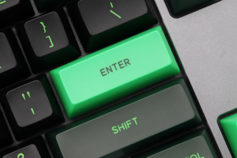 Domikey SA abs doubleshot keycap semiconductor для mx stem keyboard poker 87 104 gh60 xd64 xd68 xd84 xd96 xd75 xd87 зеленый