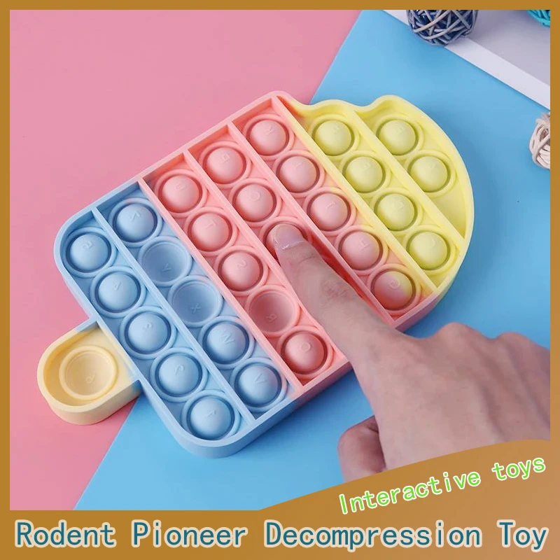 Игрушки Fidget Reliver игрушки для снятия стресса радужные пуш пузырьки антистрессовые