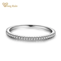 wong rain 925 sterling silver created moissanite gemstone wedding engagement rosewhite gold romantic cute rings fine jewelry
