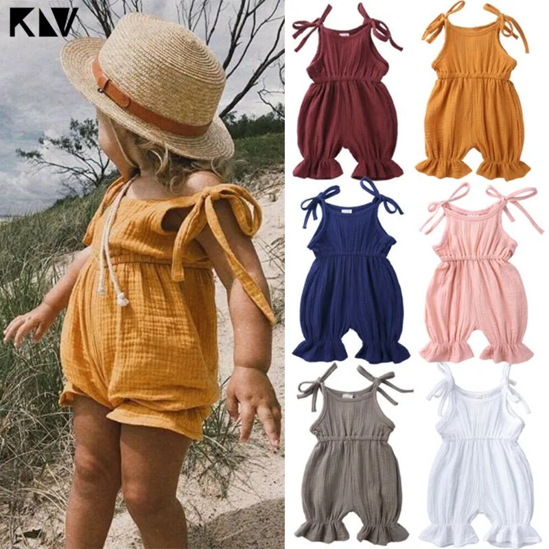 Для новорожденных для маленьких девочек Комбинезон из мягкого хлопка нагрудники