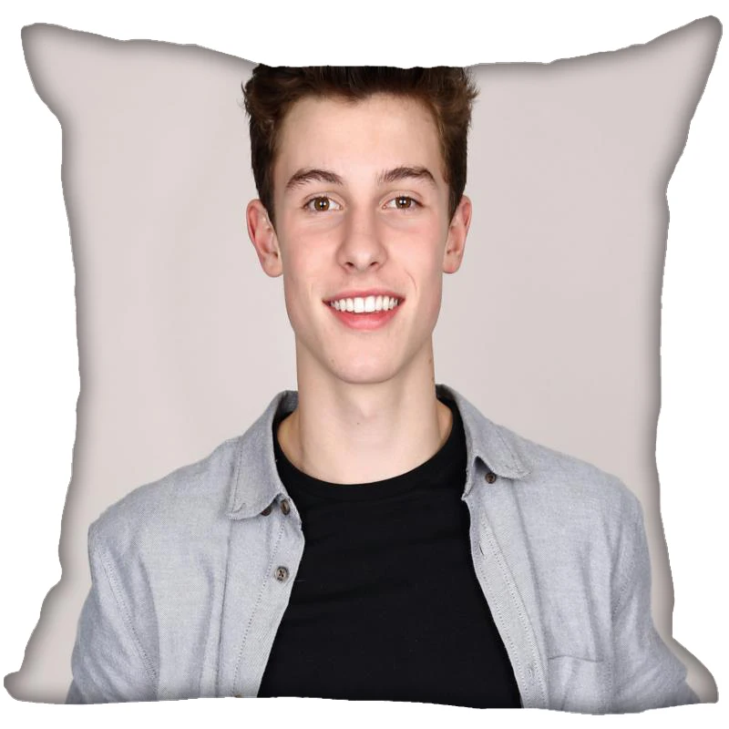 Shawn Mendes Подушка Чехол для дома декоративный чехол на подушки невидимые молнии Подушка Чехол s 40X40,45X45 см - Цвет: 25
