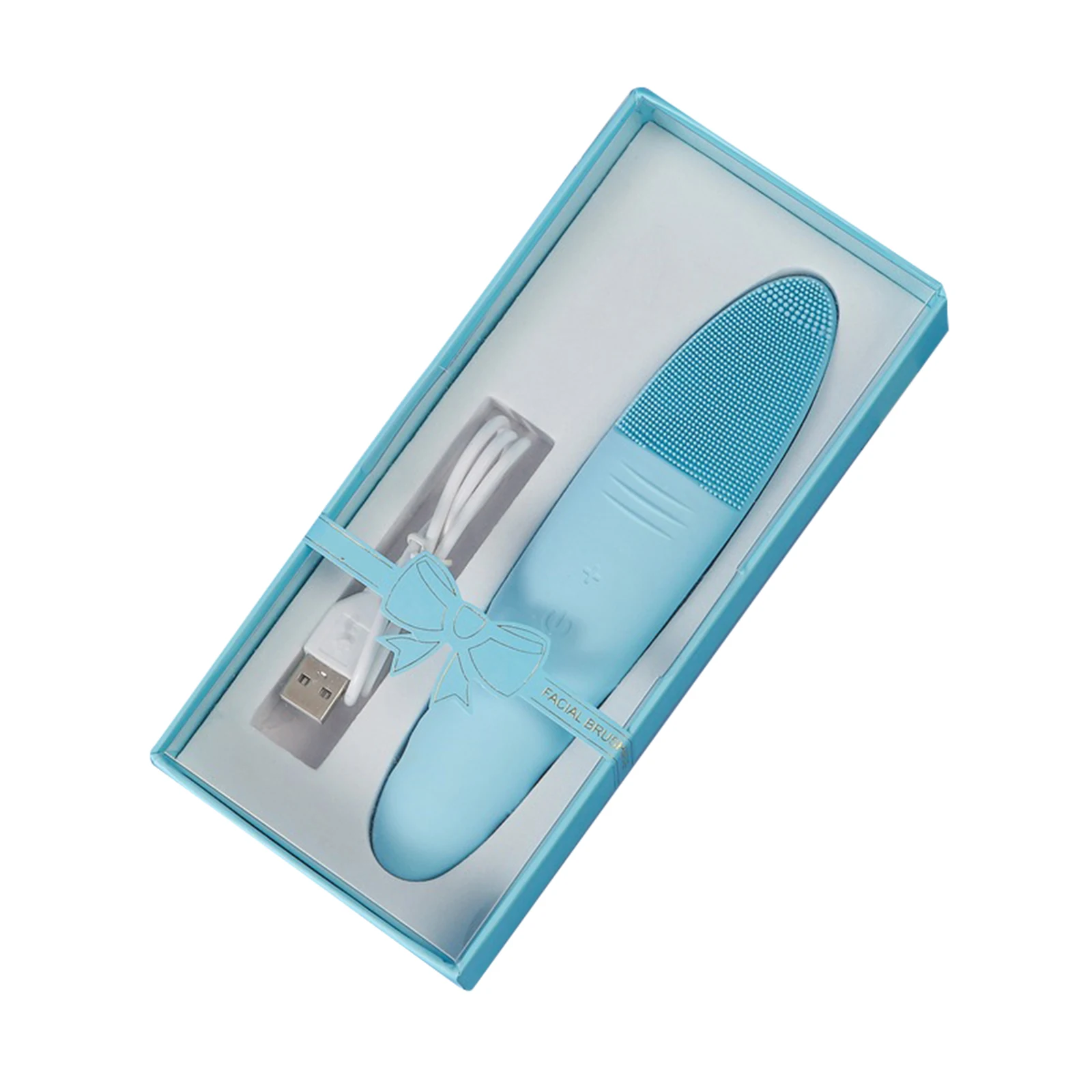

Sonic Facial Cleansing Brush Waterproof Silicone Skin Clean Face Brush Scrubber for Deep Cleansing Exfoliating EF