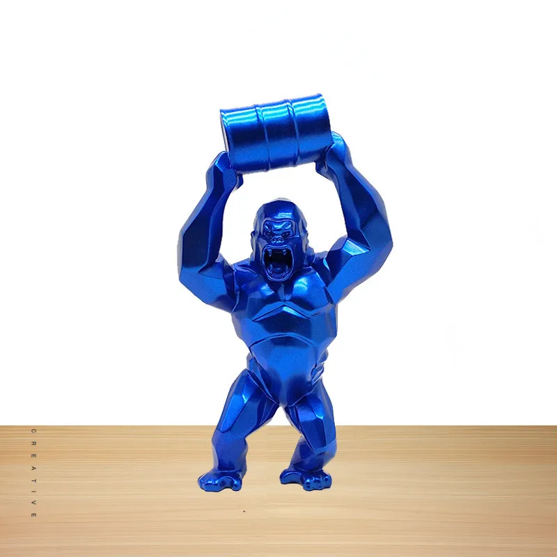 Фигурка Кинг-Конга орангутана из стекловолокна 40 см Имитация животных статуэтка