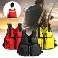 adjustable adult life jacket reflective lifesaving vest for fishing surfing boating swimming water safety kayak