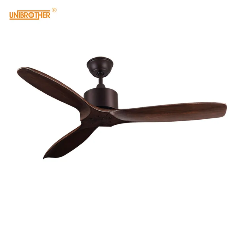 52 дюймов Роскошные потолочный вентилятор без света дома Спальня гостиная 220 v