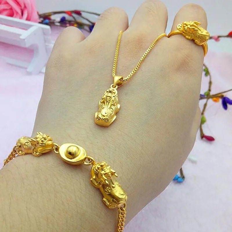 

14K Gold color Not Fade Forever Animal Shape Bracelets for Women Fine Argent Bijoux Pulseira Feminina Bracelets Jewelry Female