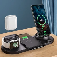 Wireless Fast Charger Dock For Watch Quick Charger Station USB For IPhone Max Plus Samsung Huawei