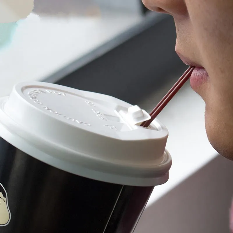 50 шт. Высококачественная креативная черная одноразовая кофейная чашка для