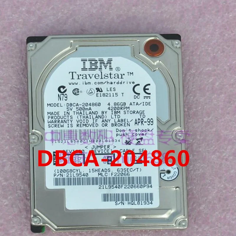 

90% New Original HDD For IBM 4.86GB 2.5" 2MB IDE 4200RPM For Notebook HDD For DBCA-204860