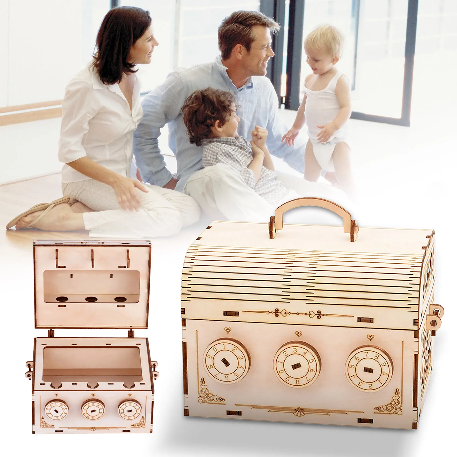 

Puzzle Toys For Adults Diy Creative 3d Wooden Puzzle Game Assembly Password Box Toy For Child Adult Board Games Children's Toys