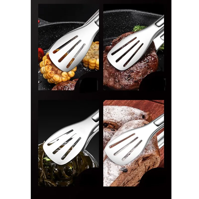 Щипцы для пищи из нержавеющей стали Кухня посуда шведского стола Пособия по
