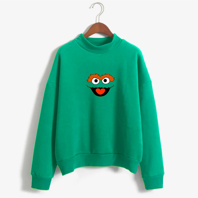 Женские толстовки с капюшоном Elmo печенья монстра Гровера и Оскара Сезам улица