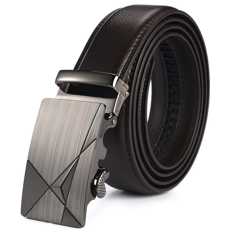 Split Leather Belt Men 110cm-160cm Men's Belt Fashion Business Casual Belts Black Brown