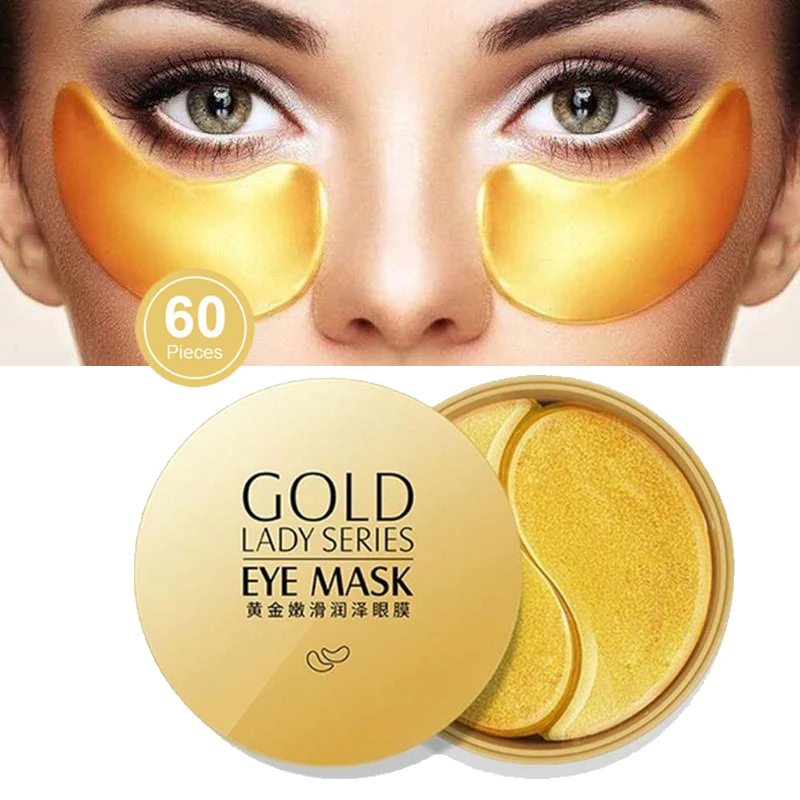 

Collagen Eye Patches From Edema Hydrogel Anti Aging Korean Remove Wrinkles Dark Circles Bags Gold Eyes Mask For Patch 60PCS M